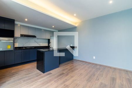 Cocina de apartamento para alugar com 1 quarto, 92m² em Escandón I Sección, Ciudad de México