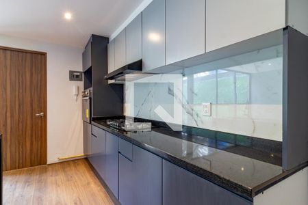Cocina de apartamento para alugar com 1 quarto, 92m² em Escandón I Sección, Ciudad de México