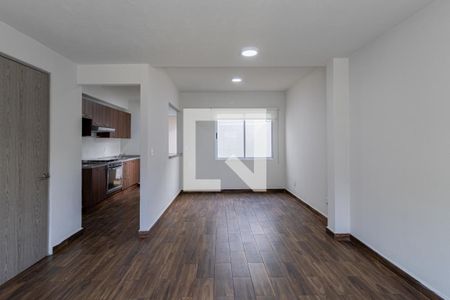 Sala - Comedor de casa de condomínio para alugar com 2 quartos, 75m² em El Pedregal, Naucalpan de Juárez