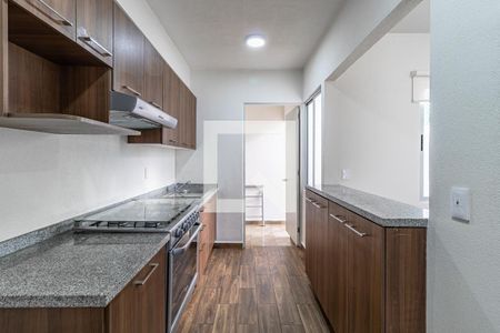 Cocina de casa de condomínio para alugar com 2 quartos, 75m² em El Pedregal, Naucalpan de Juárez
