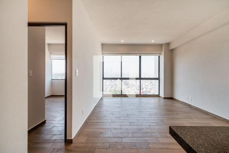 Sala - Comedor de apartamento para alugar com 2 quartos, 74m² em Ricardo Flores Magon, Naucalpan de Juárez