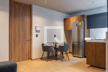 Cocina de apartamento para alugar com 1 quarto, 36m² em Narvarte Oriente, Ciudad de México