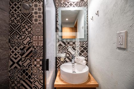 Baño  de apartamento para alugar com 1 quarto, 38m² em Educación, Ciudad de México