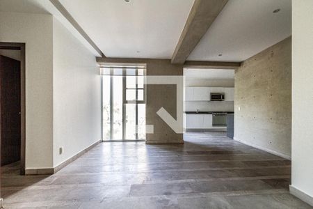Sala - Comedor  de apartamento para alugar com 2 quartos, 104m² em Roma Sur, Ciudad de México