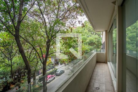 Balcón  de apartamento para alugar com 1 quarto, 45m² em Roma Norte, Ciudad de México