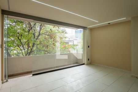 Sala - Comedor de apartamento para alugar com 1 quarto, 45m² em Roma Norte, Ciudad de México