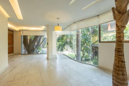Sala - Comedor  de apartamento para alugar com 1 quarto, 60m² em Florida, Ciudad de México