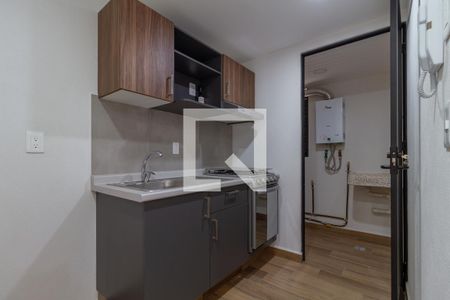 Cocina de apartamento para alugar com 2 quartos, 55m² em Doctores, Ciudad de México