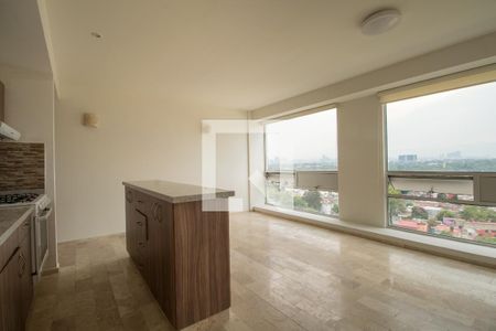 Sala- Comedor- Cocina de apartamento para alugar com 3 quartos, 82m² em Colonia Del Gas, Ciudad de México