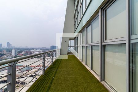 Balcón  de apartamento para alugar com 1 quarto, 100m² em Colonia Irrigación, Ciudad de México