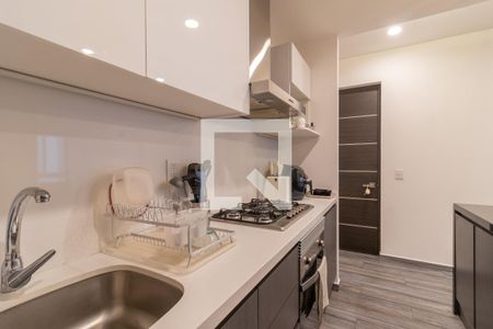 Cocina de apartamento para alugar com 2 quartos, 69m² em Nonoalco, Ciudad de México