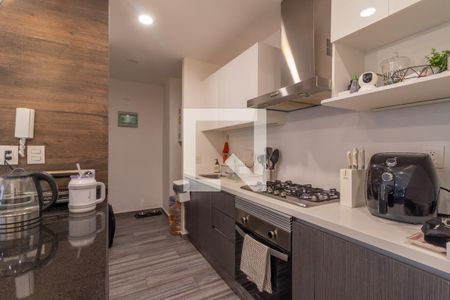 Cocina de apartamento para alugar com 2 quartos, 69m² em Nonoalco, Ciudad de México