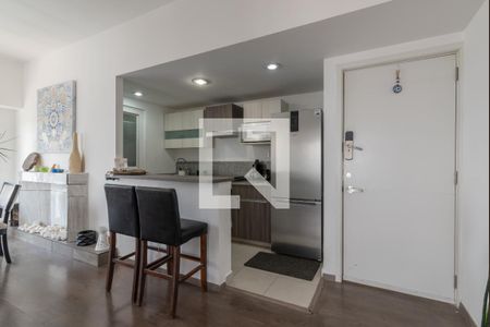 Sala - Comedor de apartamento para alugar com 2 quartos, 68m² em Colonia Del Gas, Ciudad de México