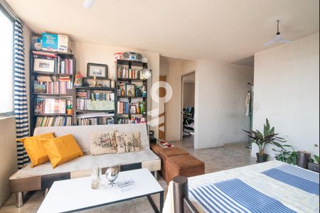 Sala - comedor de apartamento para alugar com 2 quartos, 48m² em Argentina Antigua, Ciudad de México