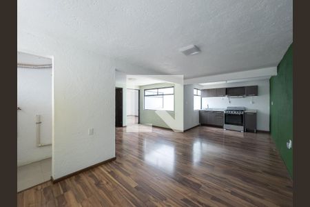 Sala- Comedor- Cocina  de apartamento para alugar com 2 quartos, 80m² em Herón Proal, Ciudad de México