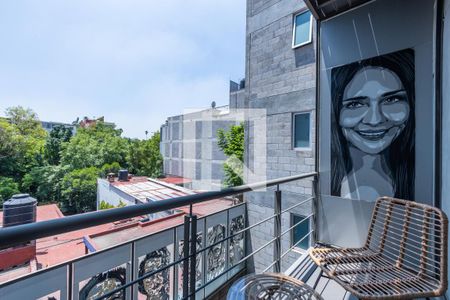 Balcón  de apartamento para alugar com 2 quartos, 100m² em Hipódromo, Ciudad de México