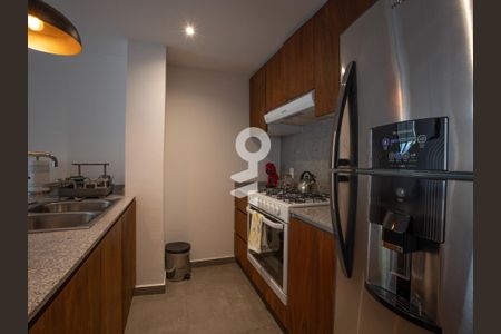 Cocina de apartamento para alugar com 2 quartos, 124m² em Hipódromo, Ciudad de México
