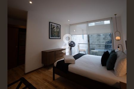Suite  de apartamento para alugar com 2 quartos, 124m² em Hipódromo, Ciudad de México