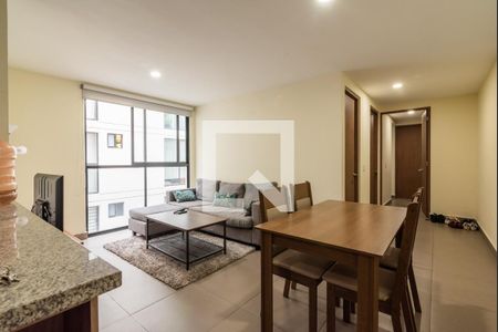 Sala - Comedor de apartamento para alugar com 2 quartos, 65m² em San Rafael, Ciudad de México