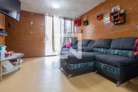 Sala - Comedor de apartamento para alugar com 2 quartos, 46m² em U.h. El Tenayo, Naucalpan de Juárez