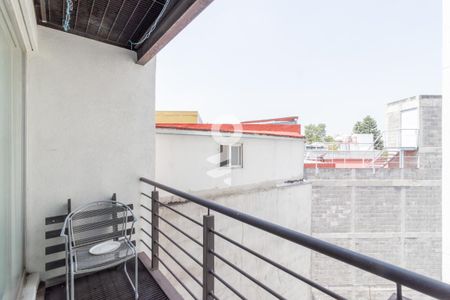 Balcón de apartamento para alugar com 2 quartos, 90m² em Narvarte Poniente, Ciudad de México