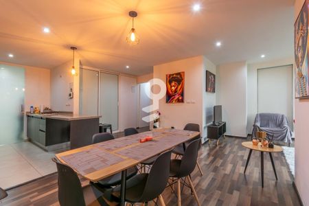 Sala - Comedor  de apartamento para alugar com 3 quartos, 130m² em Granada, Ciudad de México