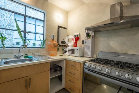 Cocina de apartamento para alugar com 1 quarto, 50m² em Roma Norte, Ciudad de México