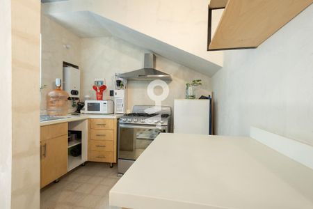 Cocina de apartamento para alugar com 1 quarto, 50m² em Roma Norte, Ciudad de México