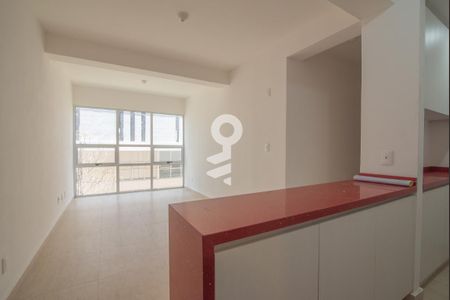 Sala - comedor de apartamento para alugar com 2 quartos, 53m² em Fraccionamiento Lago Esmeralda, Ciudad López Mateos