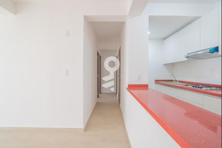 Pasillo de apartamento para alugar com 2 quartos, 53m² em Fraccionamiento Lago Esmeralda, Ciudad López Mateos