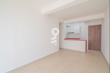 Sala - comedor de apartamento para alugar com 2 quartos, 53m² em Fraccionamiento Lago Esmeralda, Ciudad López Mateos