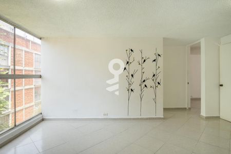 Sala - Comedor de apartamento para alugar com 2 quartos, 70m² em Las Águilas, Ciudad de México