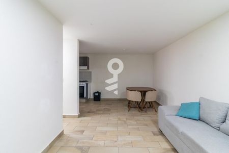Sala - Comedor de apartamento para alugar com 2 quartos, 60m² em Ampliación Aviación, Ciudad de México