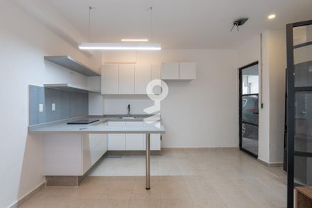Cocina de apartamento para alugar com 1 quarto, 41m² em Valle de Tepepan, Ciudad de México