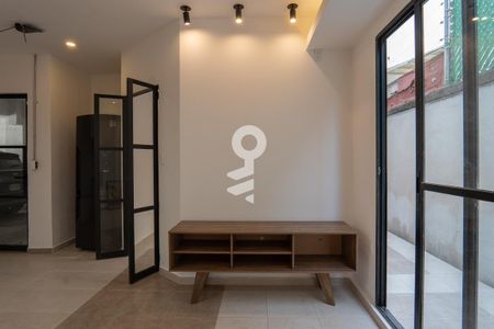 Sala . Comedor de apartamento para alugar com 1 quarto, 41m² em Valle de Tepepan, Ciudad de México