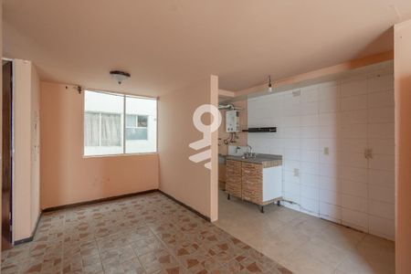 Sala - Comedor de apartamento para alugar com 2 quartos, 57m² em Agrícola Pantitlán, Ciudad de México