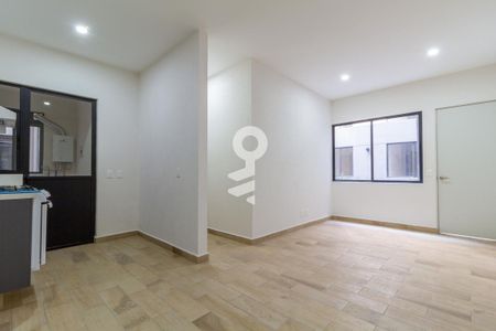 Sala comedor de apartamento para alugar com 2 quartos, 53m² em Ampliación Aviación, Ciudad de México