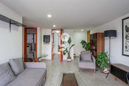 Sala - Comedor de apartamento para alugar com 2 quartos, 75m² em Cuauhtémoc, Ciudad de México