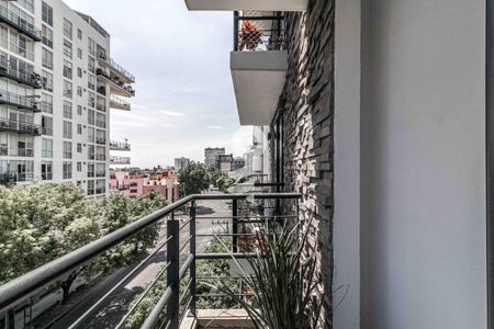 Balcón  de apartamento para alugar com 3 quartos, 134m² em Santa Cruz Atoyac, Ciudad de México
