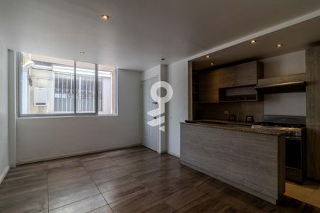 Sala - Comedor de apartamento para alugar com 2 quartos, 78m² em Pedregal de San Nicolás 4ta Sección, Ciudad de México