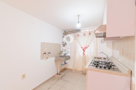 Cocina de apartamento para alugar com 2 quartos, 52m² em Agrícola Oriental, Ciudad de México