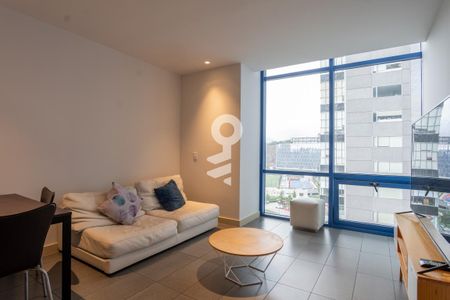 Sala - Comedor de apartamento para alugar com 1 quarto, 47m² em Contadero, Ciudad de México