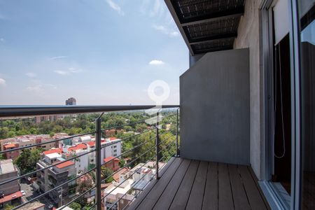Balcón de apartamento para alugar com 1 quarto, 51m² em San Jerónimo Aculco, Ciudad de México
