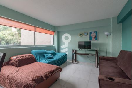 Sala - Comedor  de apartamento para alugar com 1 quarto, 70m² em Anzures, Ciudad de México