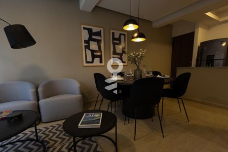 Sala - Comedor de apartamento para alugar com 1 quarto, 53m² em Los Cajones, Ciudad López Mateos