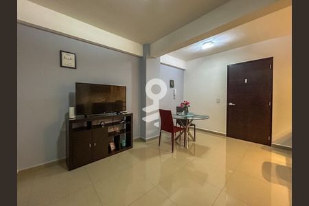 Sala - Comedor de apartamento para alugar com 1 quarto, 39m² em Palo Solo, Naucalpan de Juárez