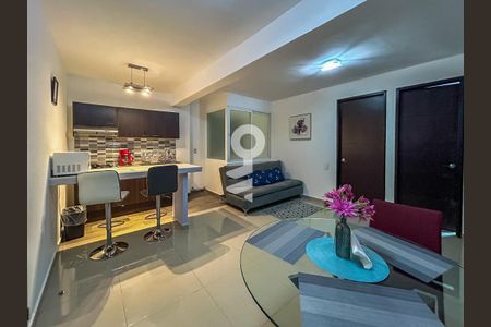 Cocina de apartamento para alugar com 1 quarto, 39m² em Palo Solo, Naucalpan de Juárez