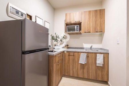 Cocina de apartamento para alugar com 2 quartos, 34m² em Bosque de Las Palmas, Naucalpan de Juárez