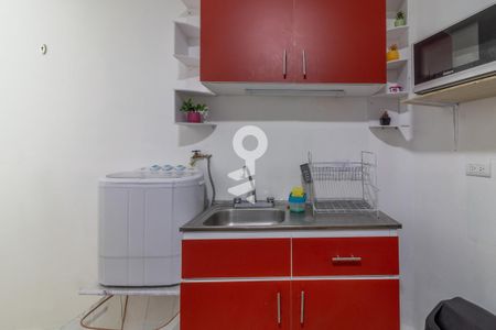 Cocina - Área de servicio de apartamento para alugar com 1 quarto, 40m² em Ampliación Sinatel, Ciudad de México