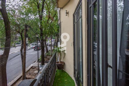 Balcón  de apartamento para alugar com 2 quartos, 79m² em Roma Norte, Ciudad de México